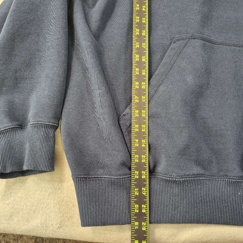 Carhartt Men's XXL Rain Defender Loose Fit Heavyweight Quarter-Zip Hoodie Blue - Picture 7 of 12